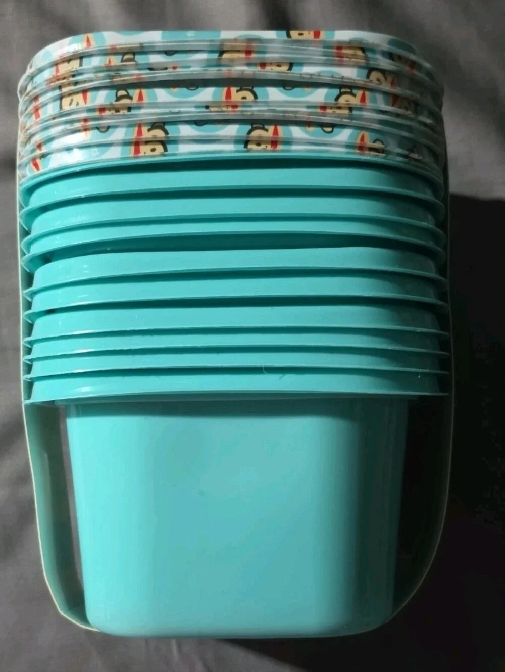 Paul Frank Turquoise Stackable Food Storage Containers - 20 Piece Set